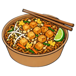 Pad thaï végé